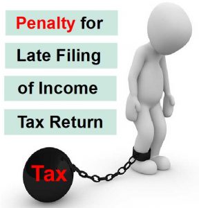 penalty for late efiling income tax return